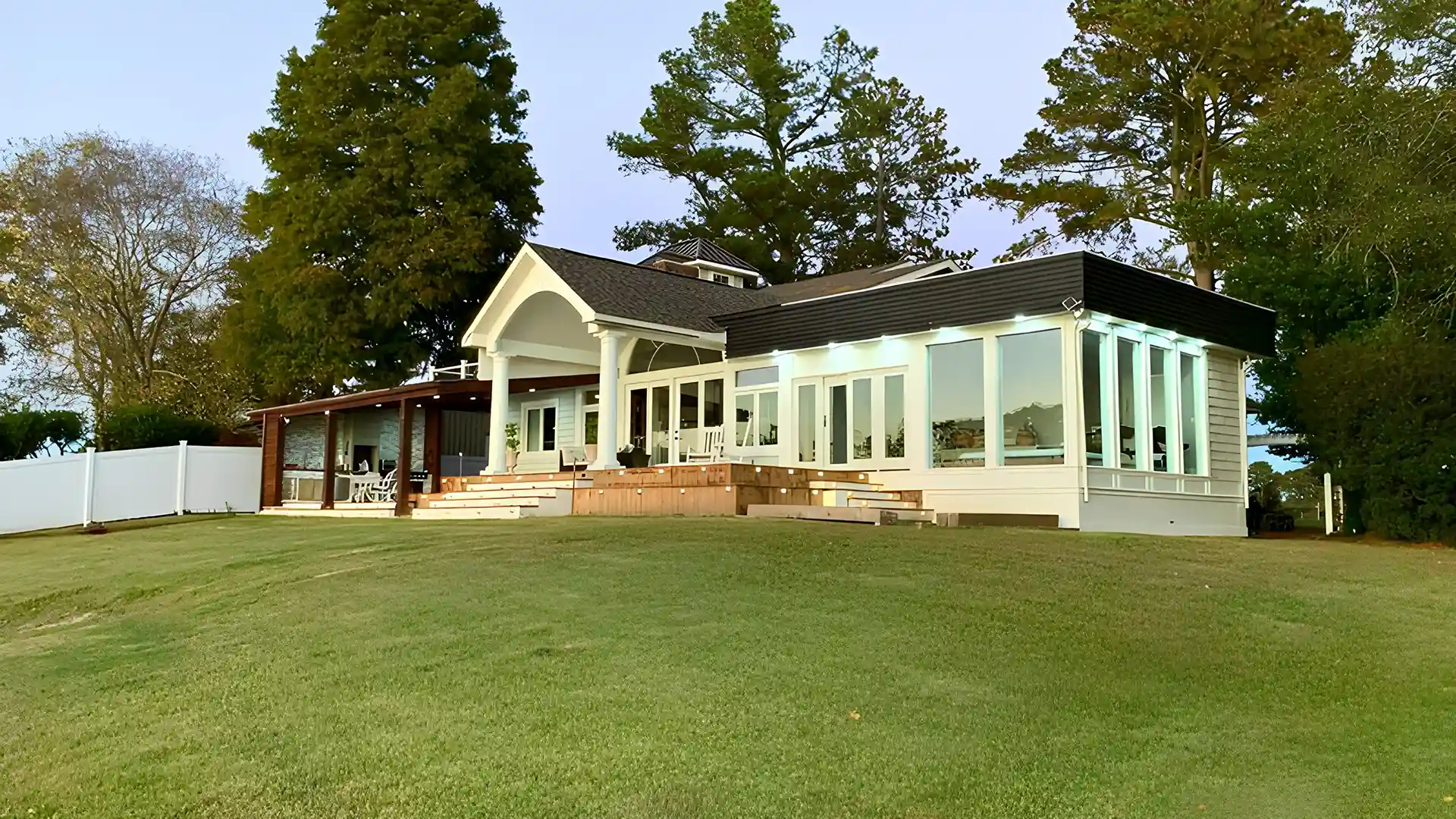 Outdoor living space with deck and patio in Plymouth area